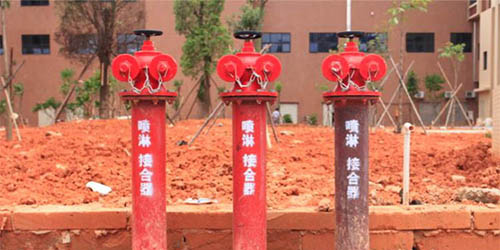 安装水泵接合器